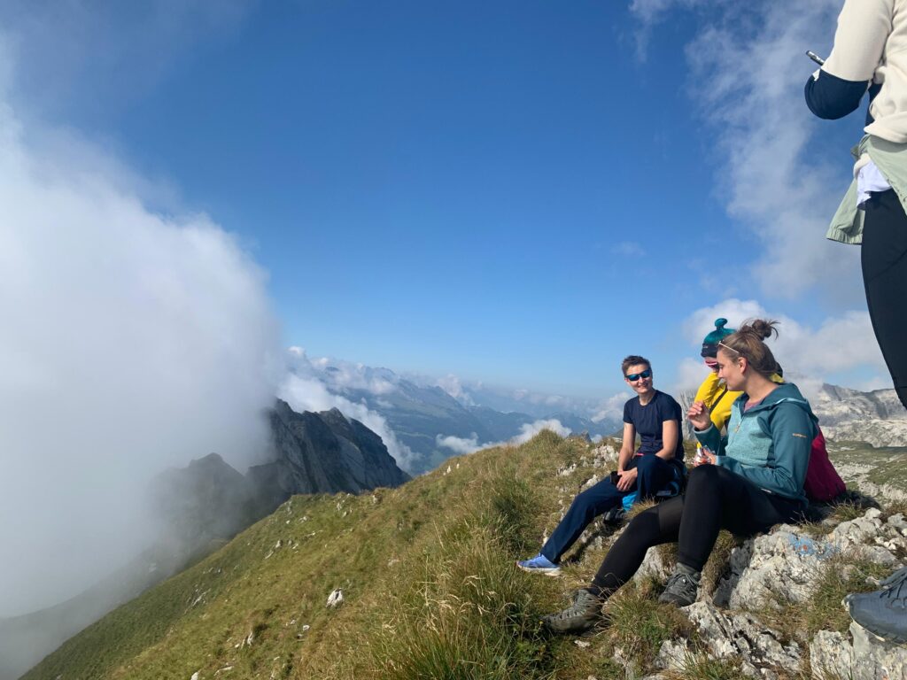 auf dem Gipfel